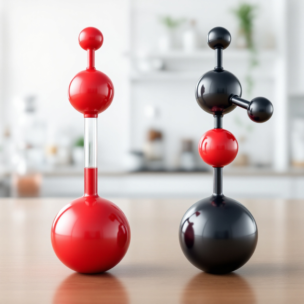 Unterschied CO2 und CO einfach erklärt anhand von Molekülmodellen